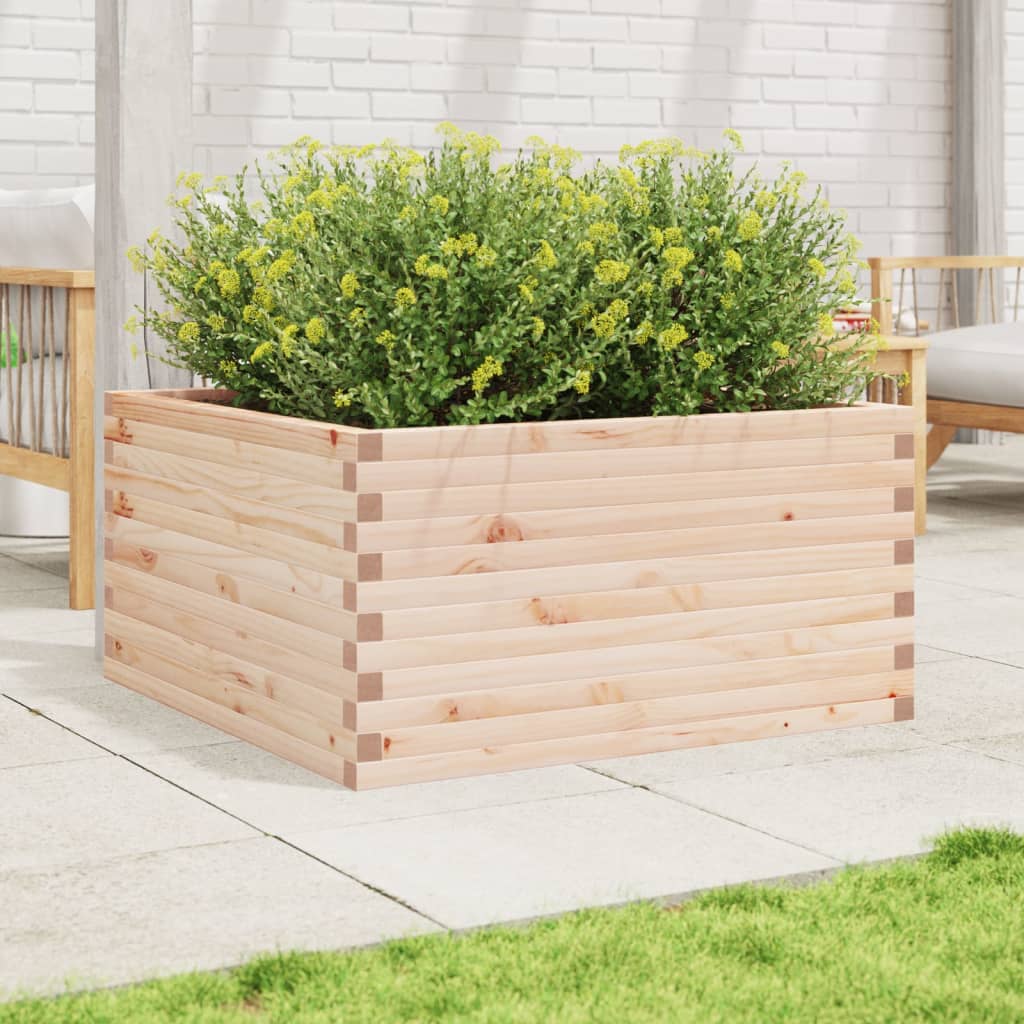 Plantekrukke 90x90x46 cm massivt fyrretræ