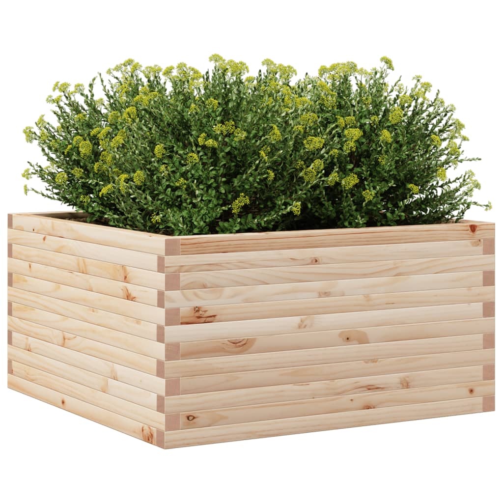Plantekrukke 90x90x46 cm massivt fyrretræ