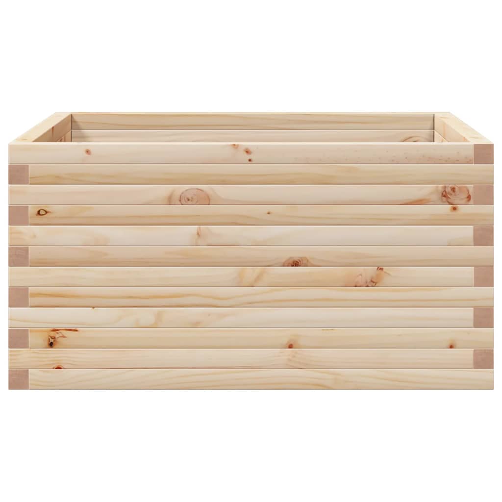 Plantekrukke 90x90x46 cm massivt fyrretræ
