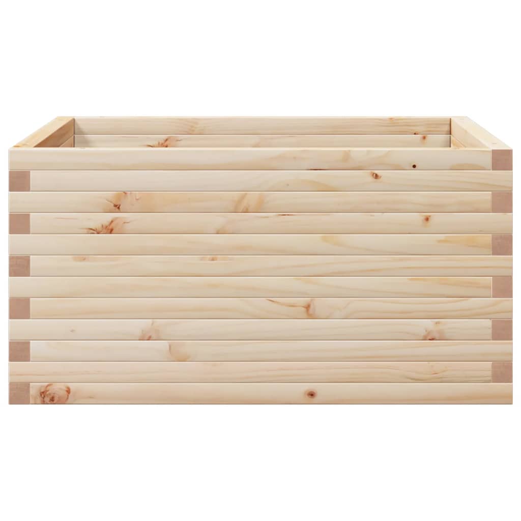 Plantekrukke 90x90x46 cm massivt fyrretræ