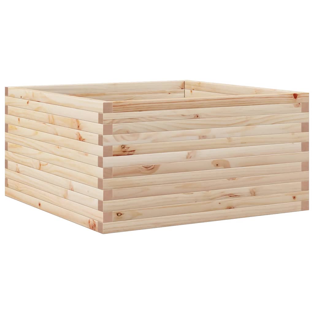 Plantekrukke 90x90x46 cm massivt fyrretræ