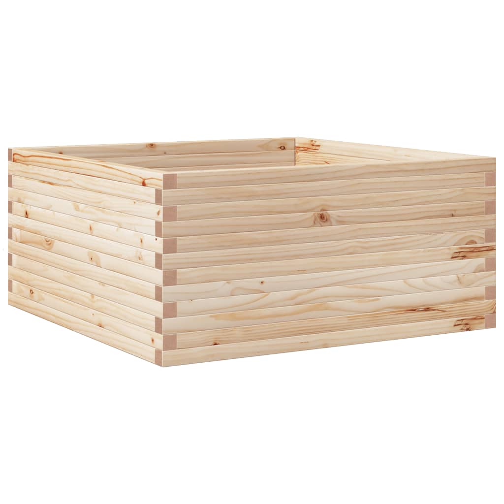 Plantekrukke 100x100x46 cm massivt fyrretræ