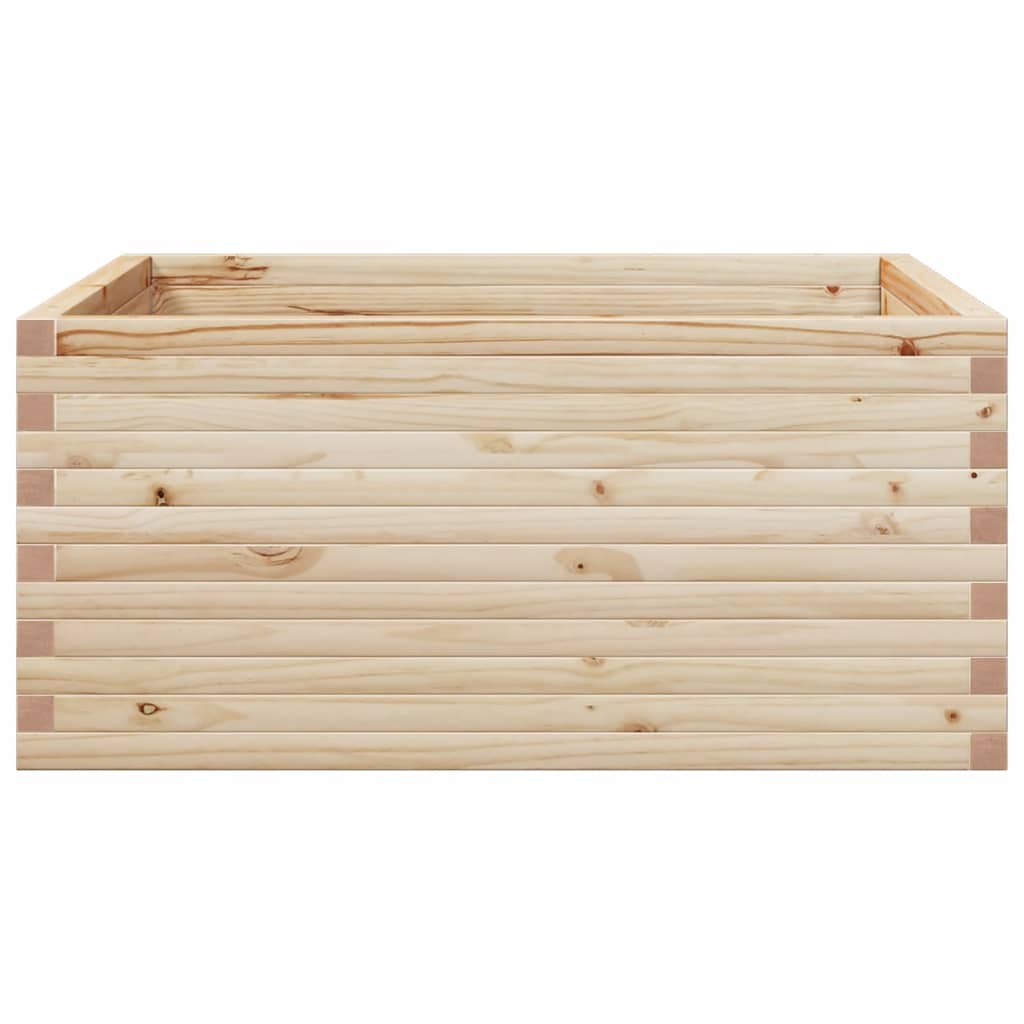 Plantekrukke 100x100x46 cm massivt fyrretræ