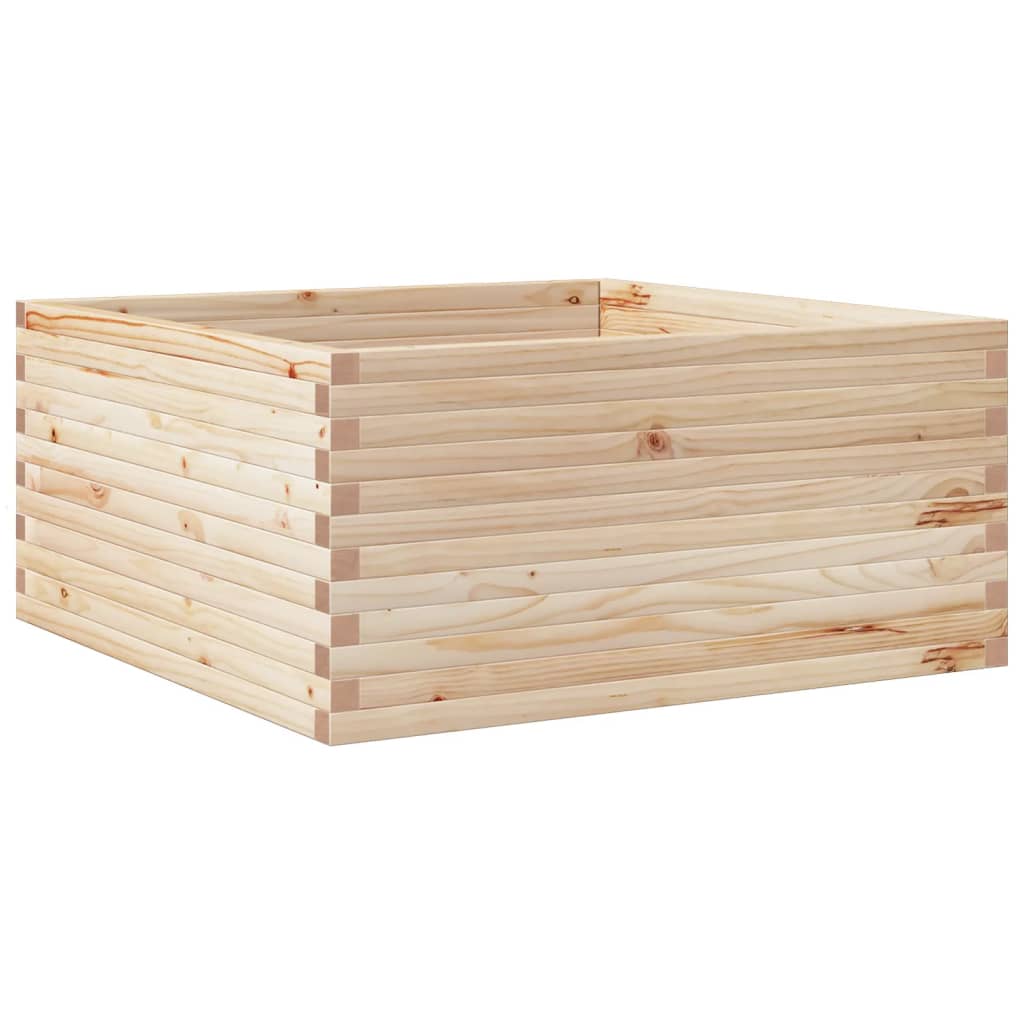 Plantekrukke 100x100x46 cm massivt fyrretræ