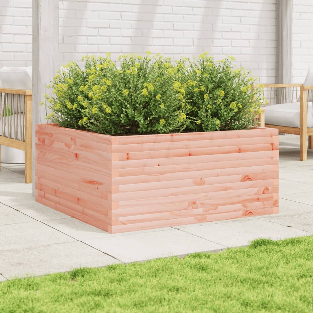 Plantepotte 100x100x46 cm massivt træ Douglasgran