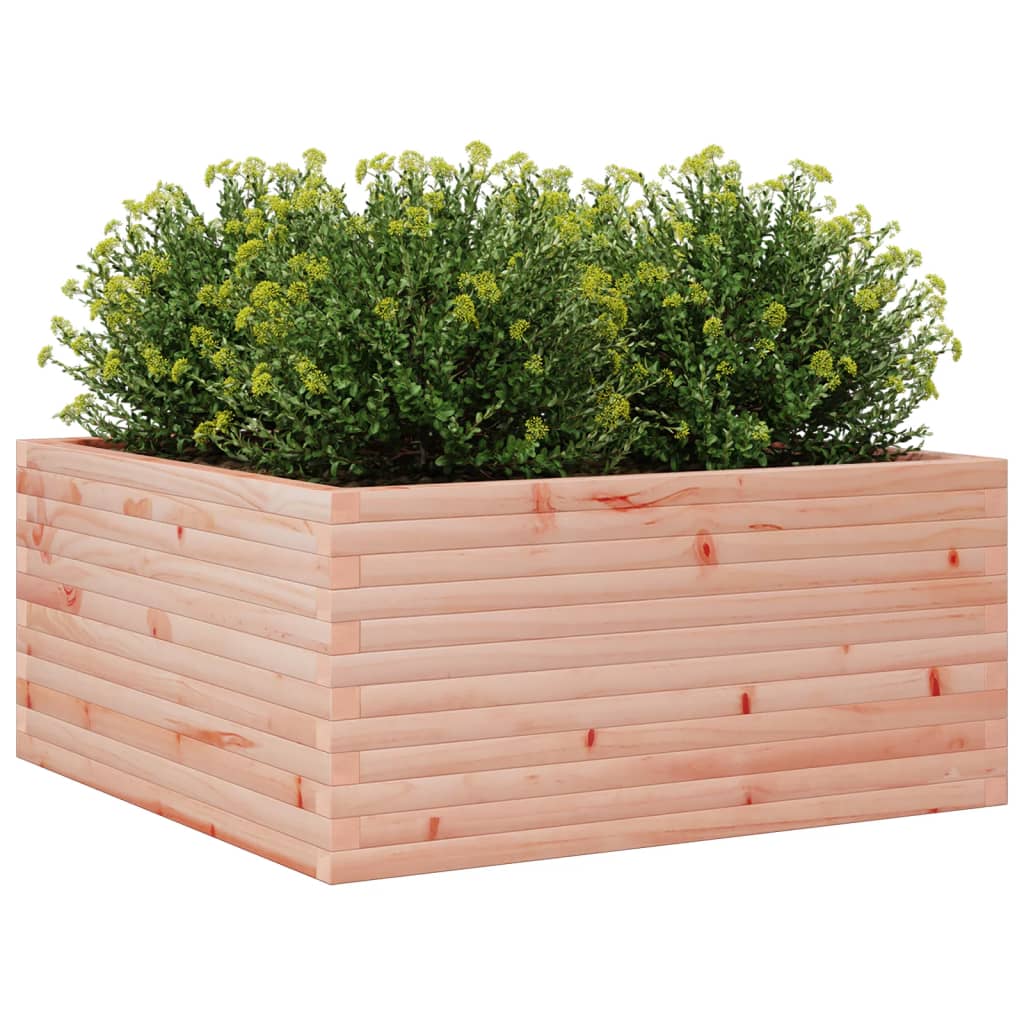 Plantepotte 100x100x46 cm massivt træ Douglasgran