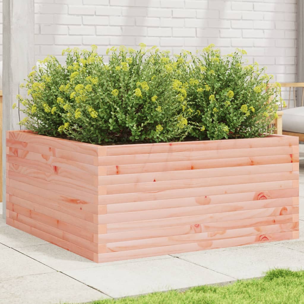 Plantepotte 100x100x46 cm massivt træ Douglasgran