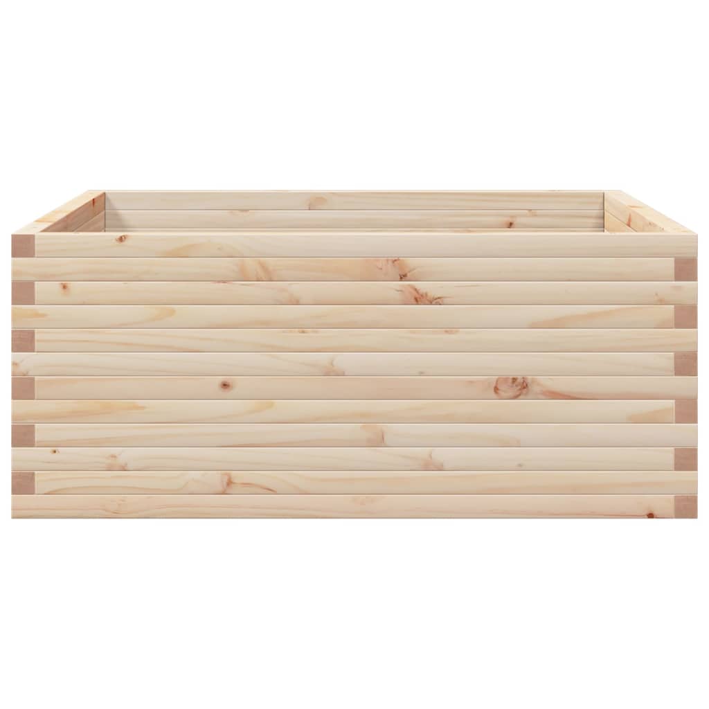 Plantekrukke 110x110x46 cm massivt fyrretræ