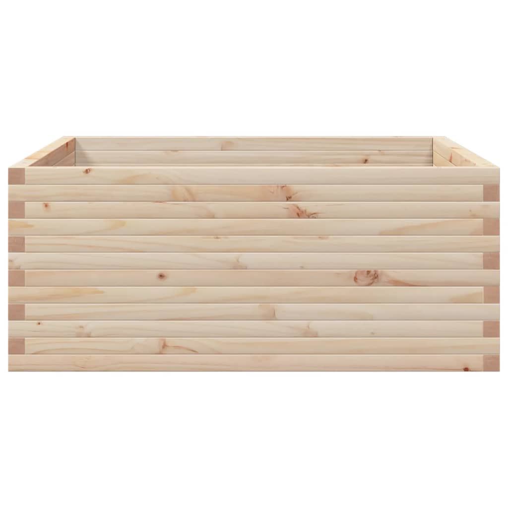 Plantekrukke 110x110x46 cm massivt fyrretræ