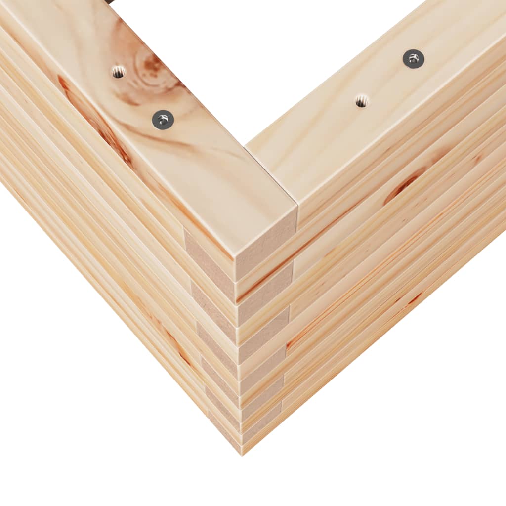 Plantekrukke 90x40x46 cm massivt fyrretræ