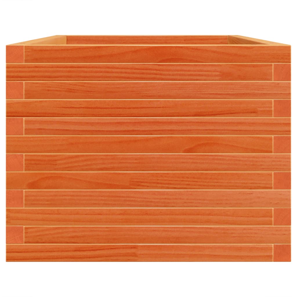 Plantekrukke voks brun 90x60x46 cm massivt fyrretræ