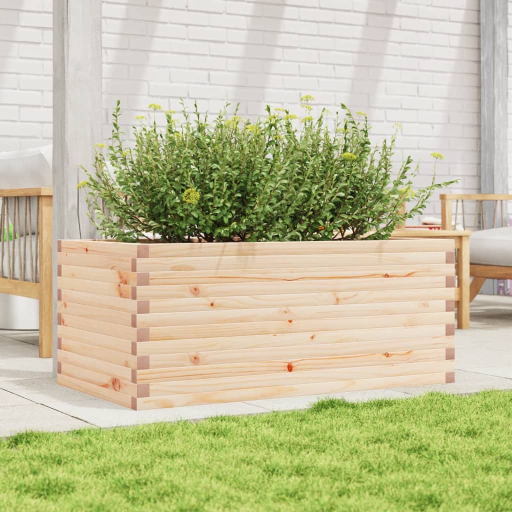 Plantekrukke 110x60x46 cm massivt fyrretræ