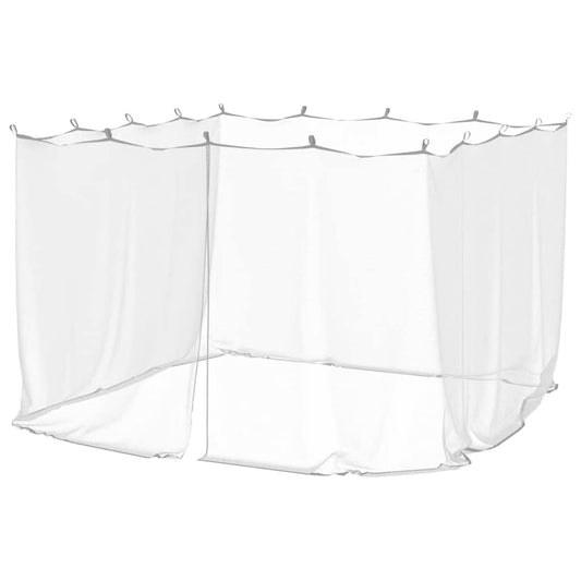 Moskitonetz für den Außenbereich, 220 Maschen, Weiß, 300 x 300 x 200 cm