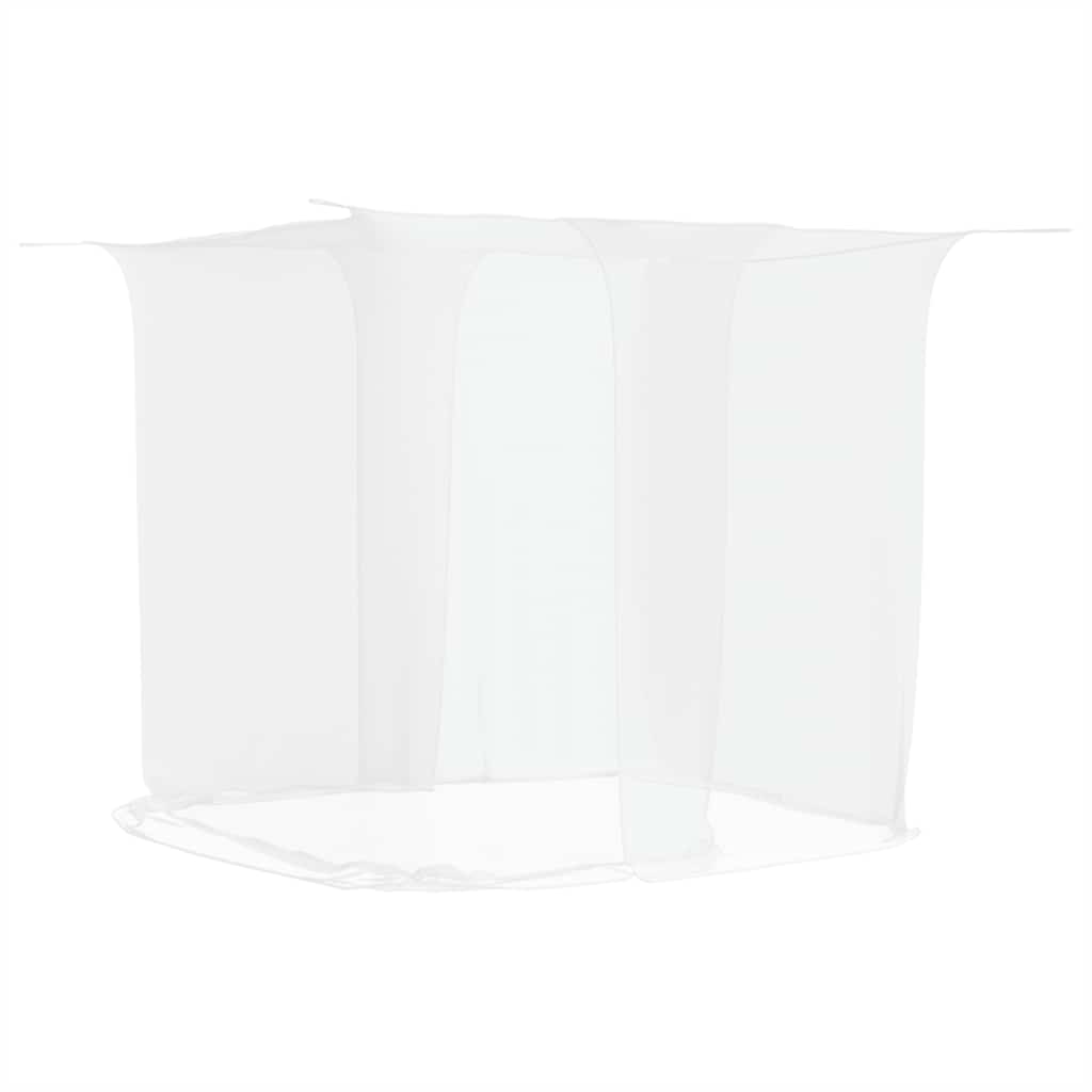Moskitonetz zum Aufhängen 156 Mesh Weiß 220x100x150 cm