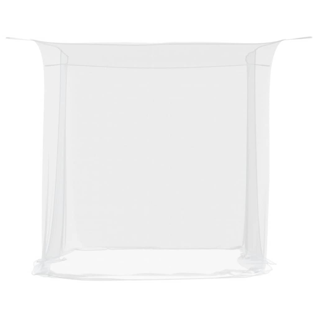 Moskitonetz zum Aufhängen 156 Mesh Weiß 220x100x150 cm