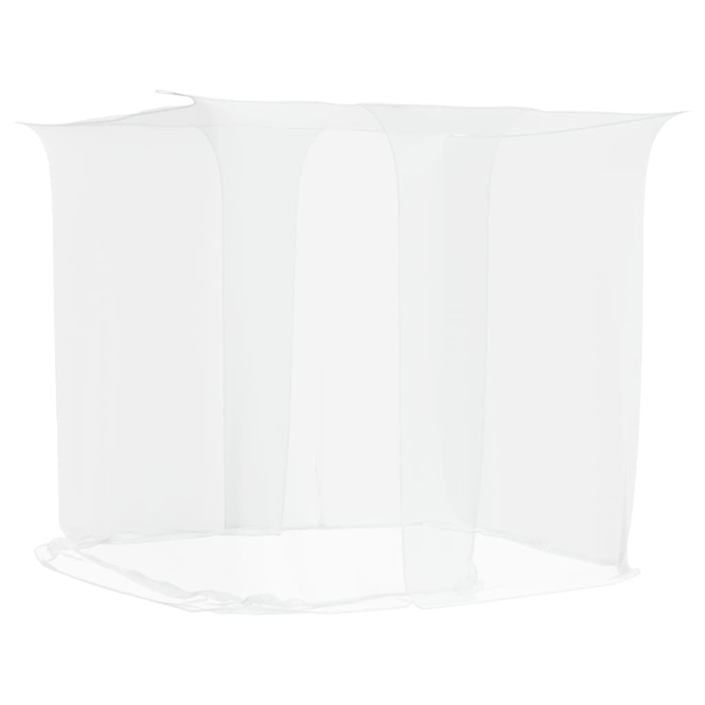 Moskitonetz zum Aufhängen 156 Mesh Weiß 220x100x150 cm