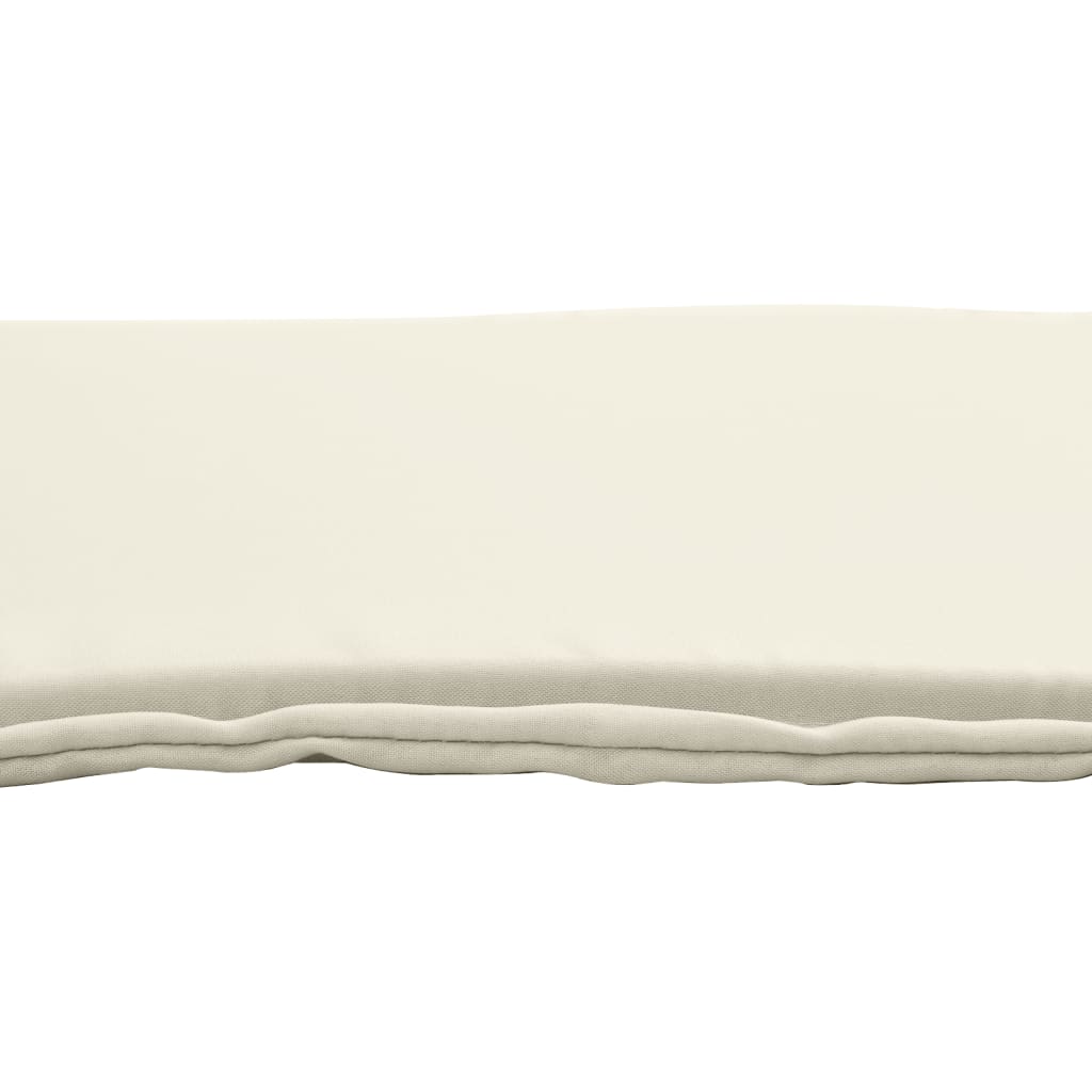 Havesædehynde 2 stk Creme 45x45x2 cm Firkantet