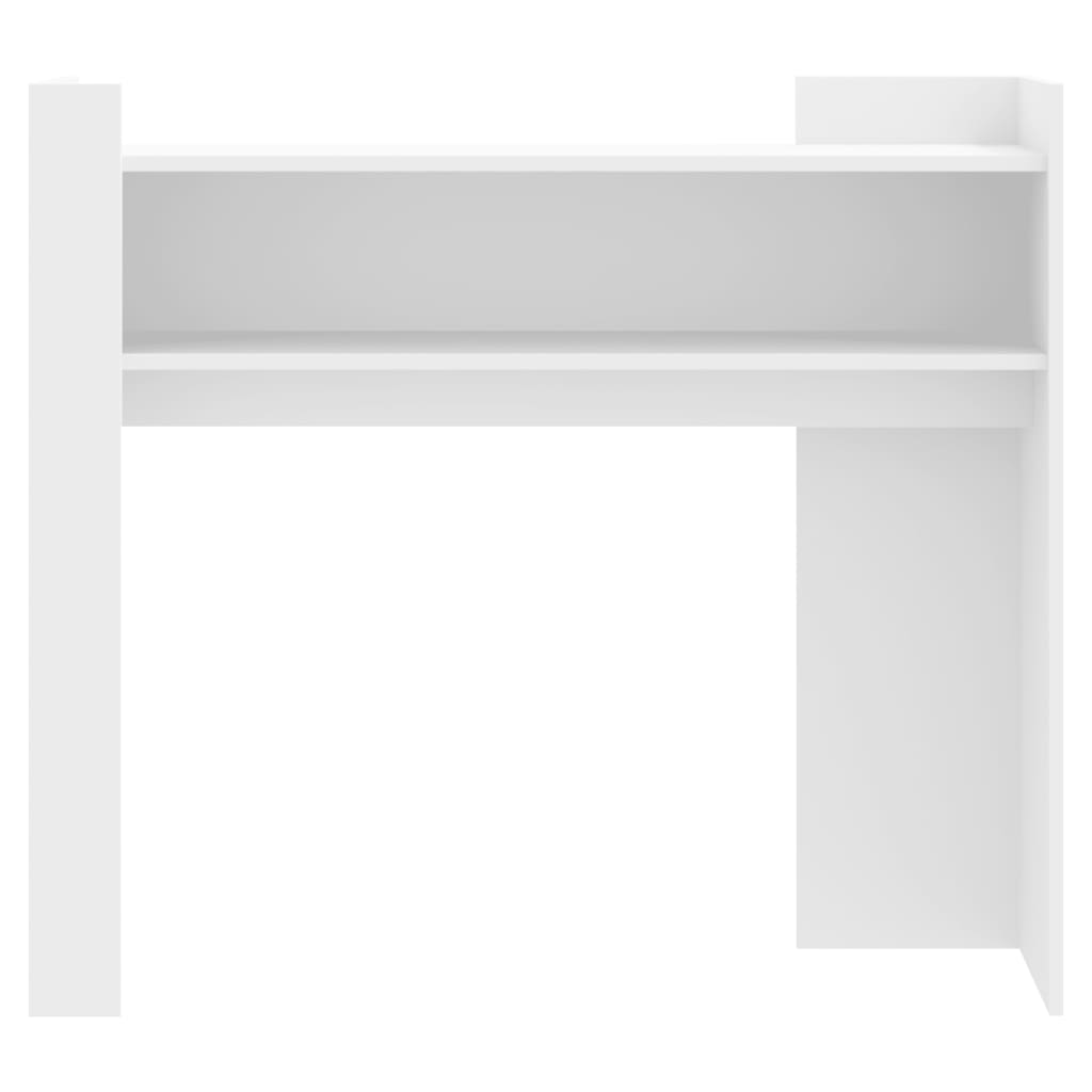 Konsolbord Hvid 100x35x90 cm Træmateriale