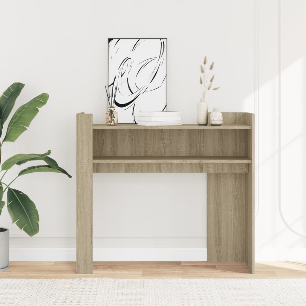 Konsolbord Sonoma eg 100x35x90 cm træmateriale