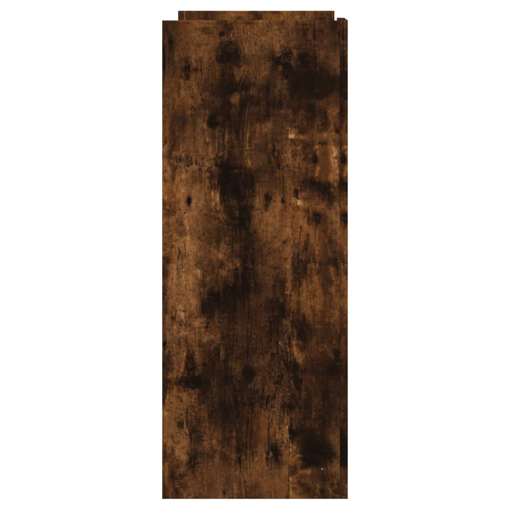 Konsolbord røget eg 100x35x90 cm træmateriale