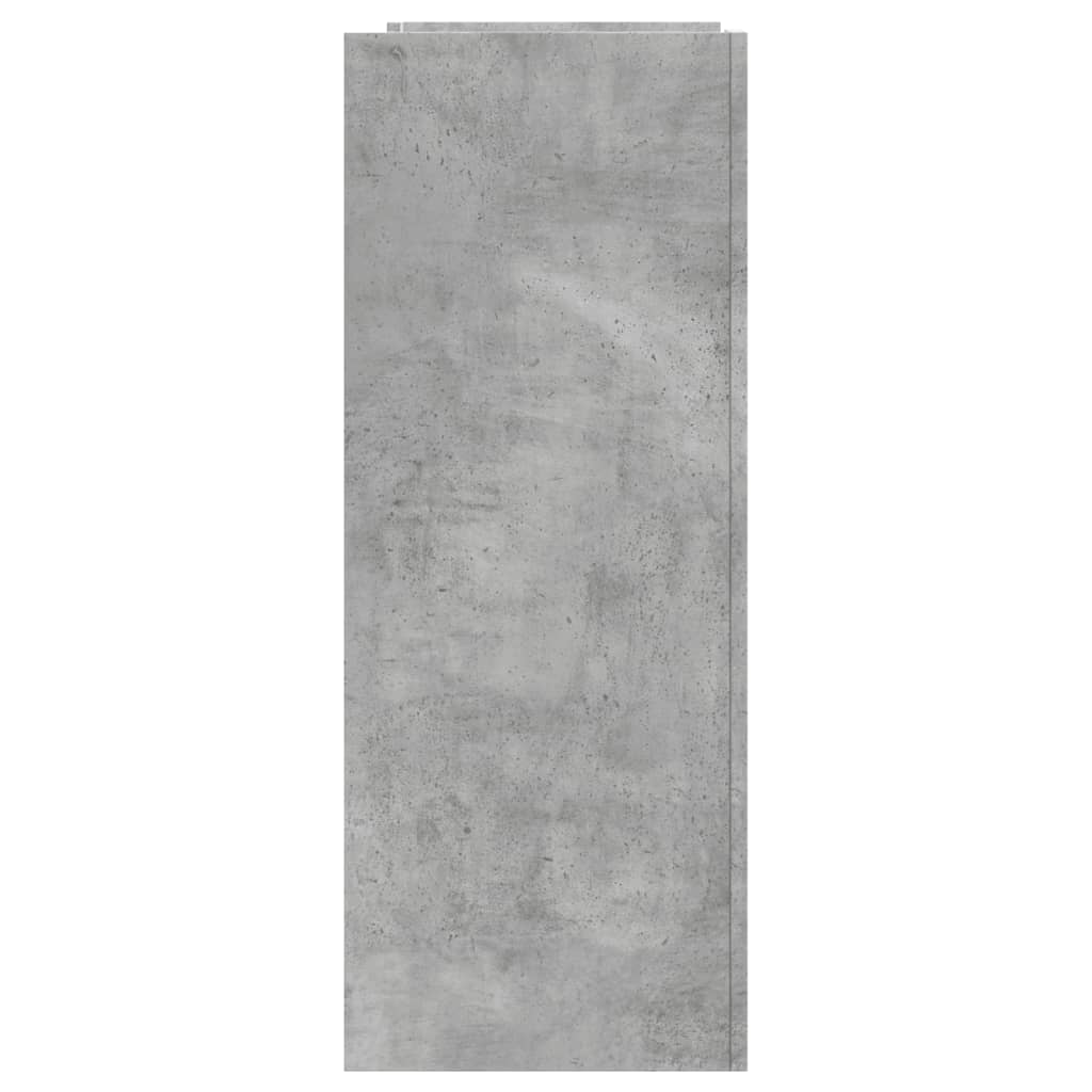 Konsolbord betongrå 100x35x90 cm træmateriale