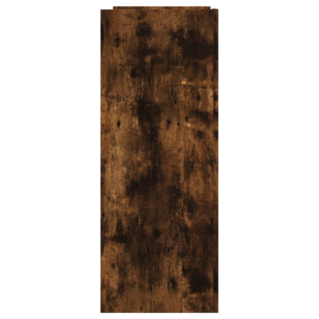Konsolbord røget eg 100x35x90 cm træmateriale