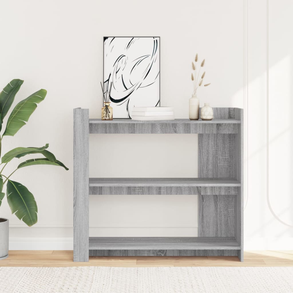 Konsolbord Grå Sonoma 100x35x90 cm Træmateriale