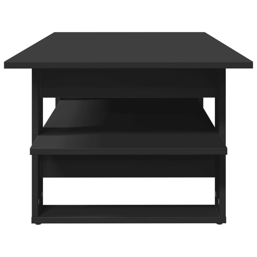Sofabord Sort 102x55x42 cm Træ Materiale