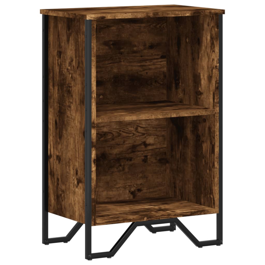 Bogreol Røget Eg 50x31x74,5 cm Træ Materiale