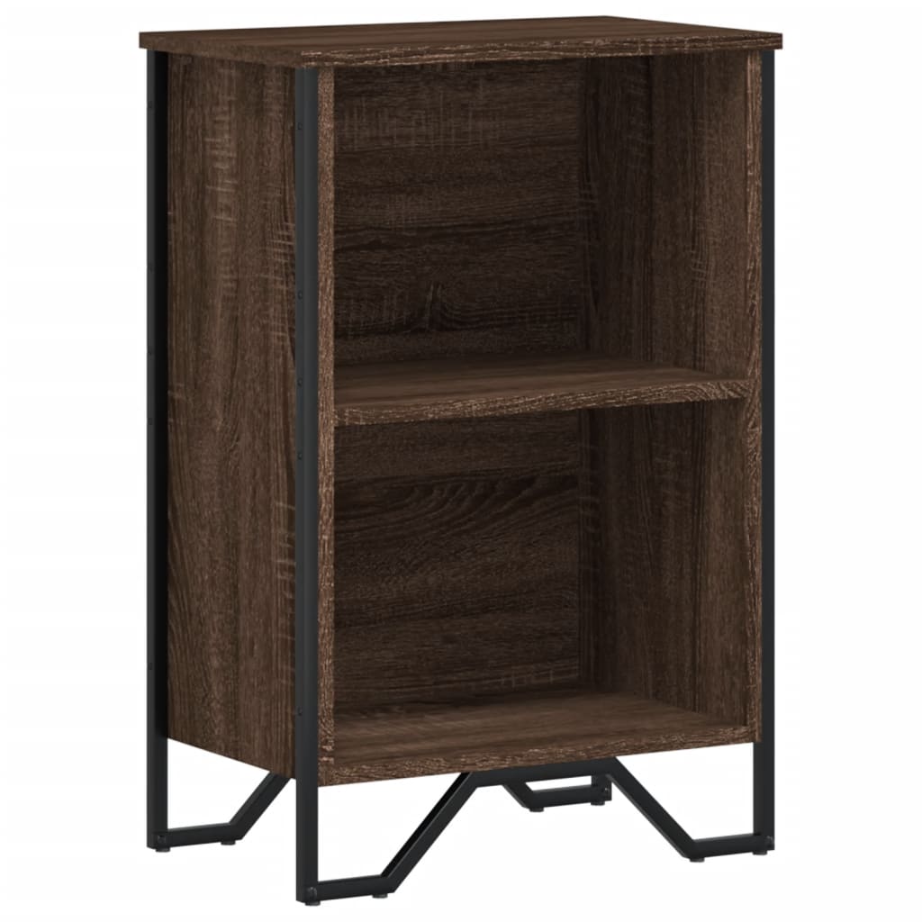 Bogreol Brun Eg Look 50x31x74,5 cm Træmateriale