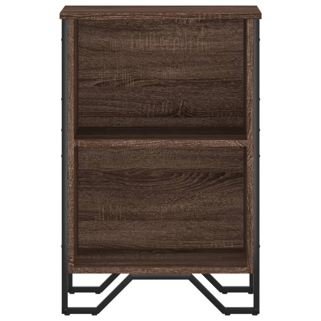 Bogreol Brun Eg Look 50x31x74,5 cm Træmateriale