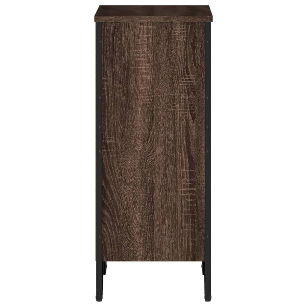 Bogreol Brun Eg Look 50x31x74,5 cm Træmateriale