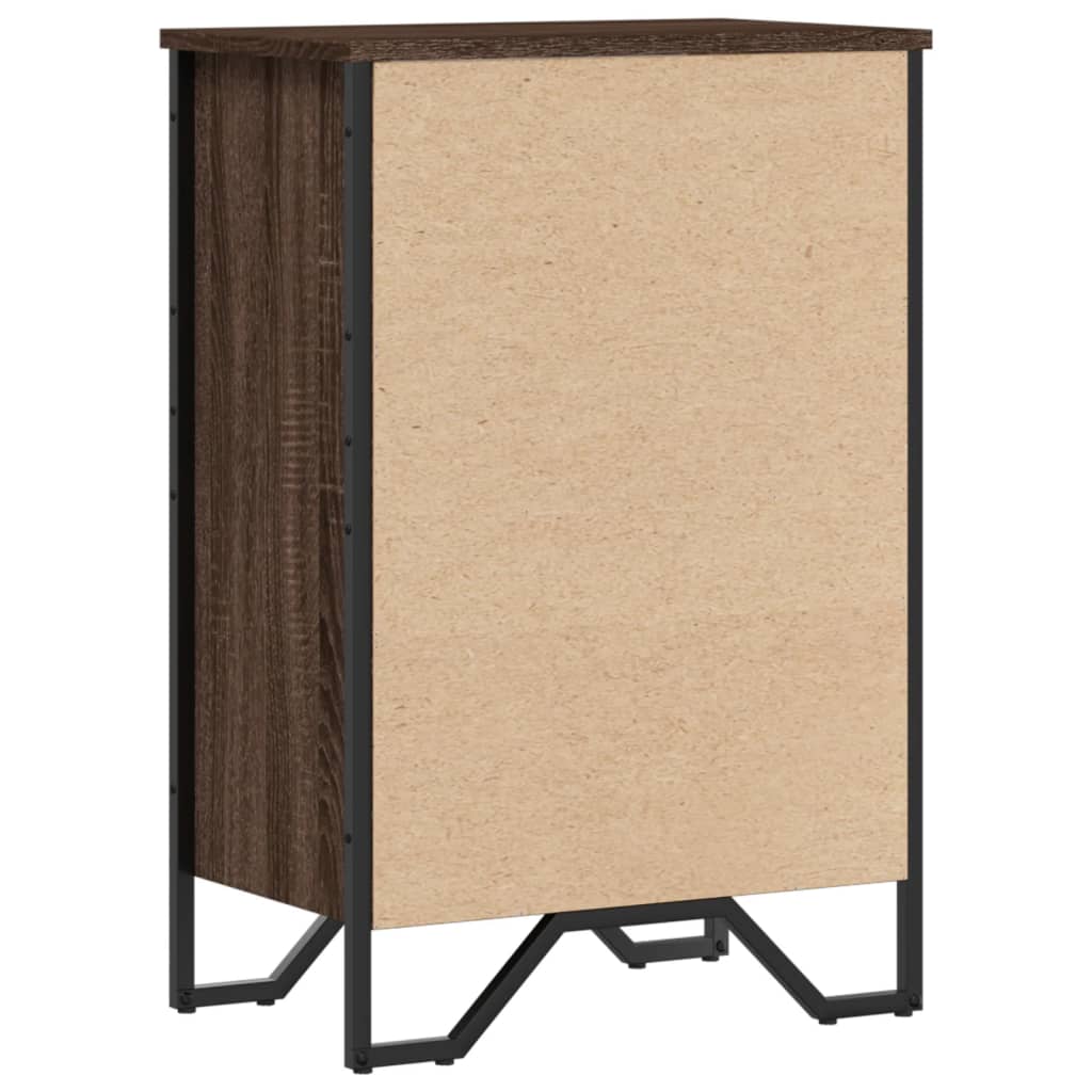 Bogreol Brun Eg Look 50x31x74,5 cm Træmateriale