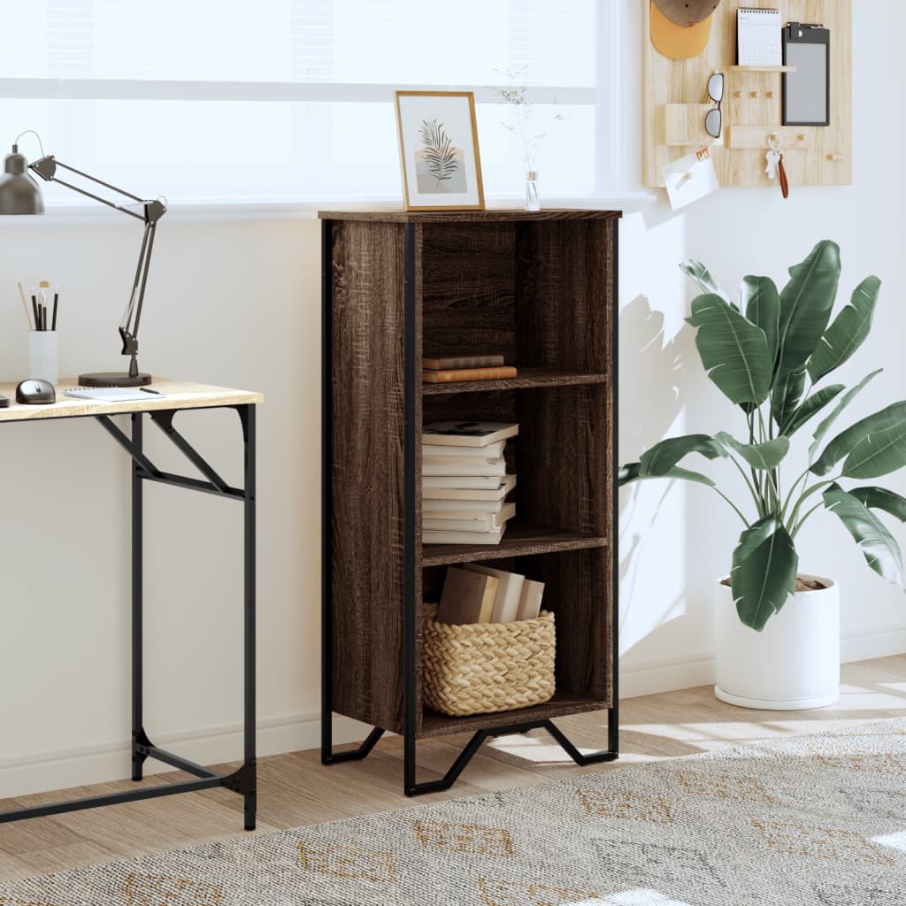 Bogreol Brun Eg Look 50x31x106 cm Træmateriale
