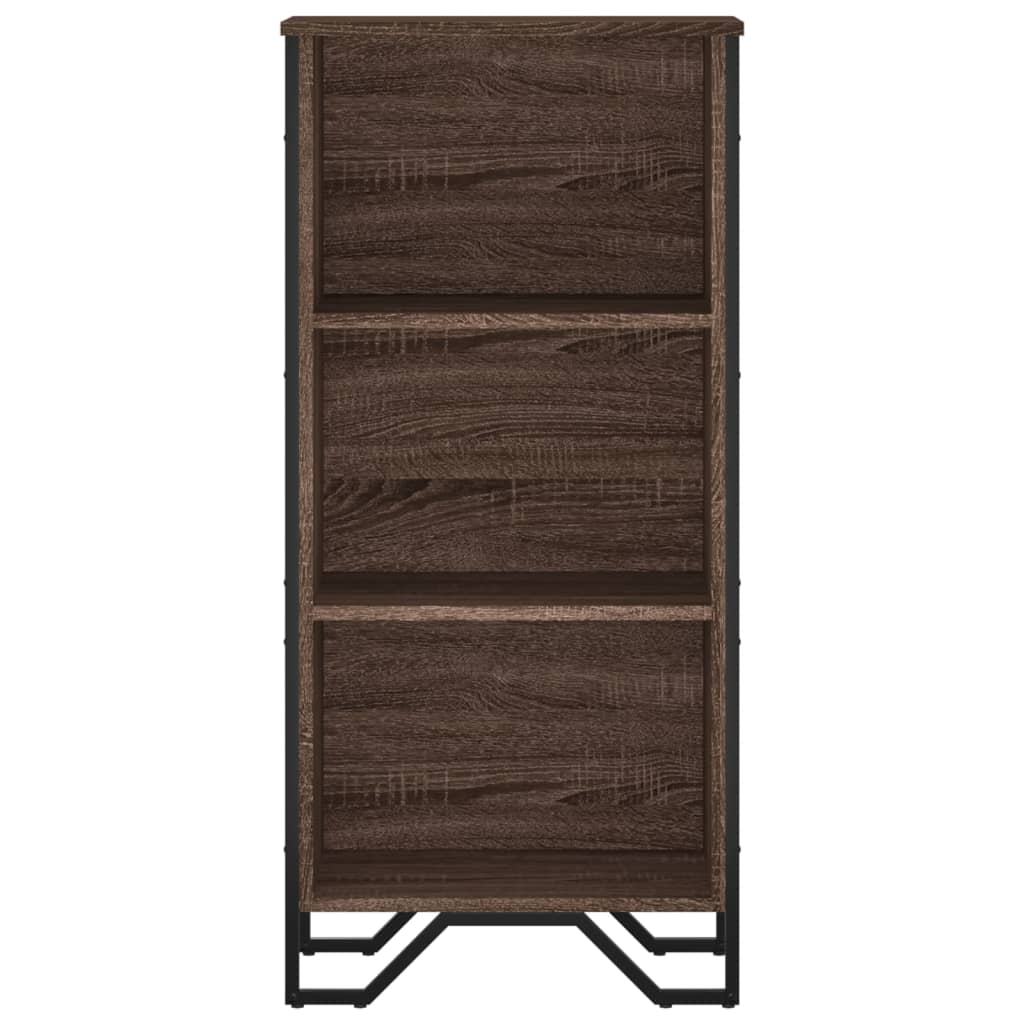 Bogreol Brun Eg Look 50x31x106 cm Træmateriale