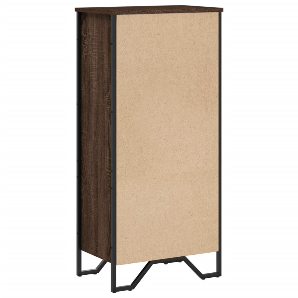 Bogreol Brun Eg Look 50x31x106 cm Træmateriale