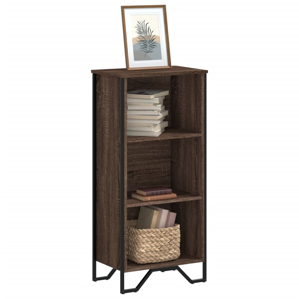Bogreol Brun Eg Look 50x31x106 cm Træmateriale