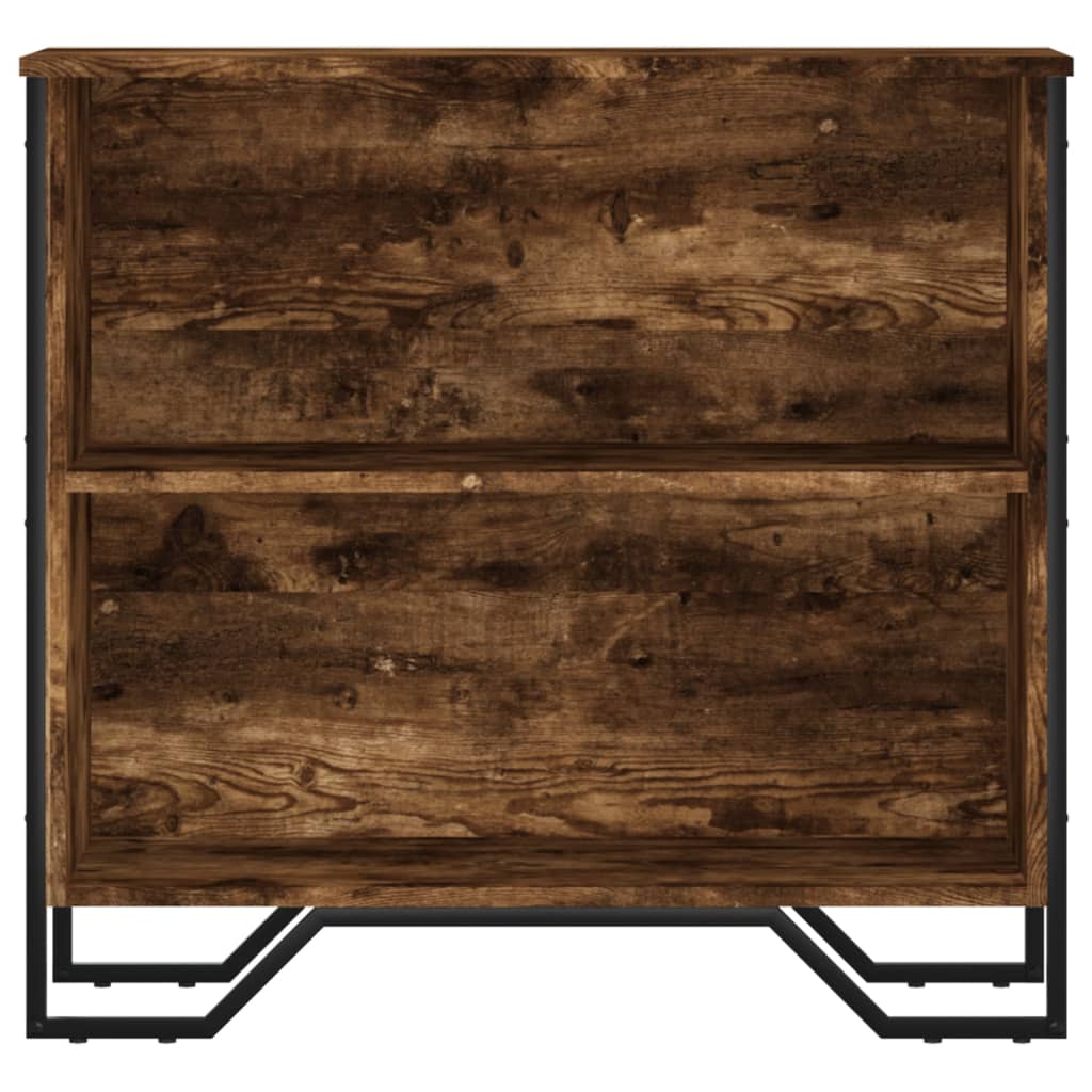 Bogreol Røget Eg 80x31x74,5 cm Træmateriale