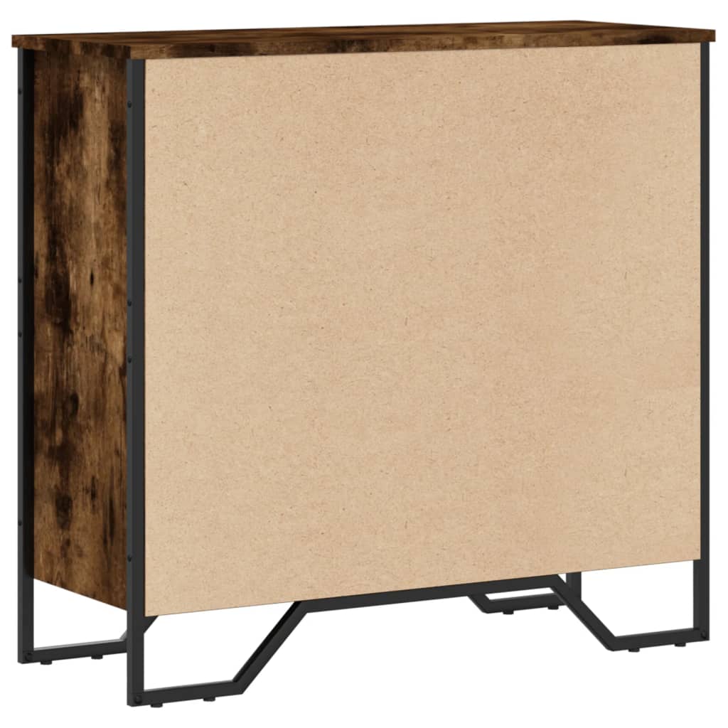 Bogreol Røget Eg 80x31x74,5 cm Træmateriale