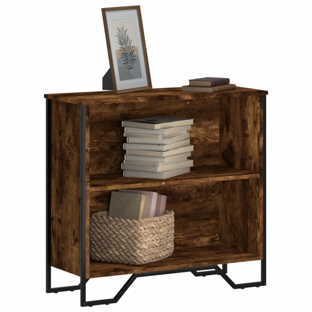 Bogreol Røget Eg 80x31x74,5 cm Træmateriale