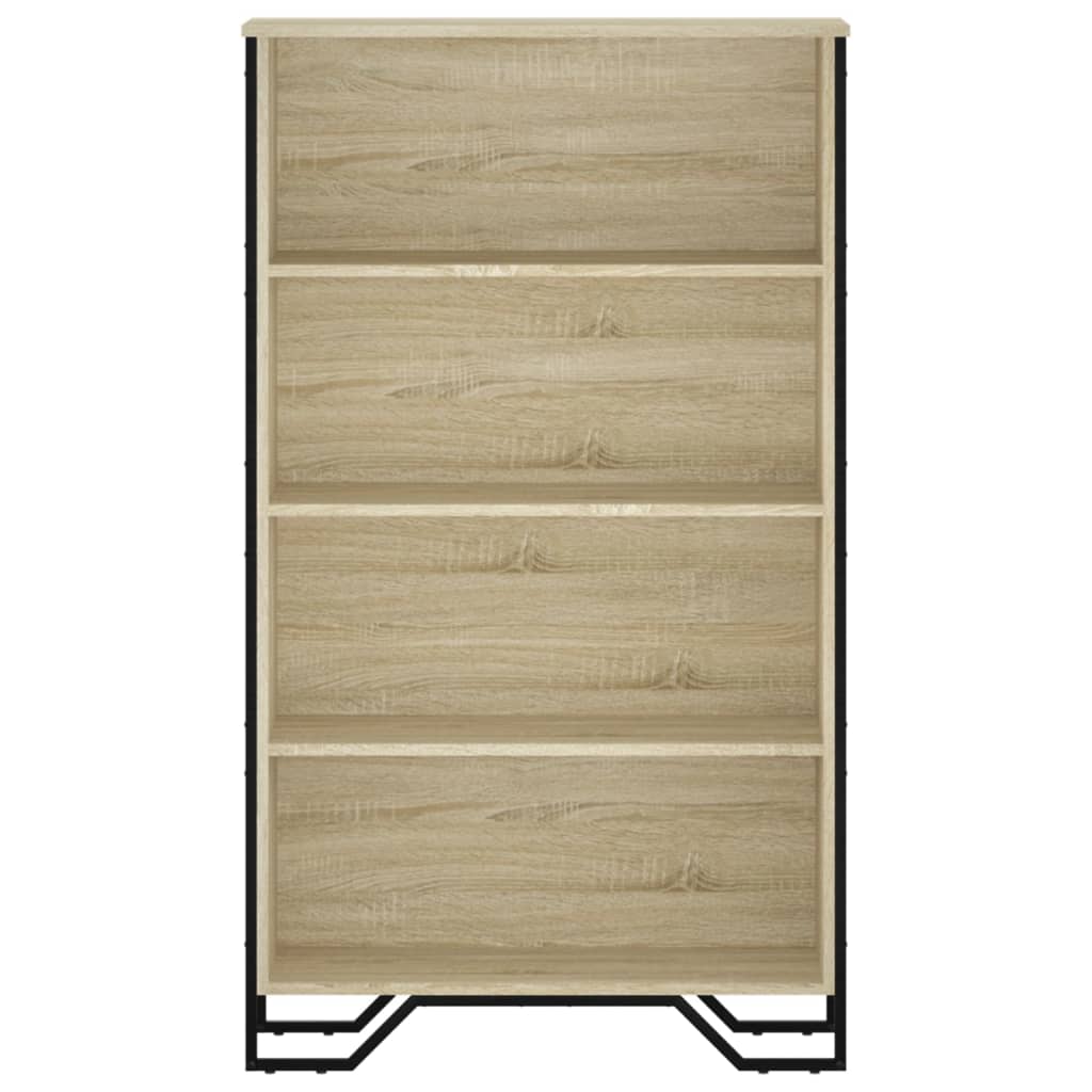 Bogreol Sonoma Eg 80x31x137,5 cm Træ Materiale
