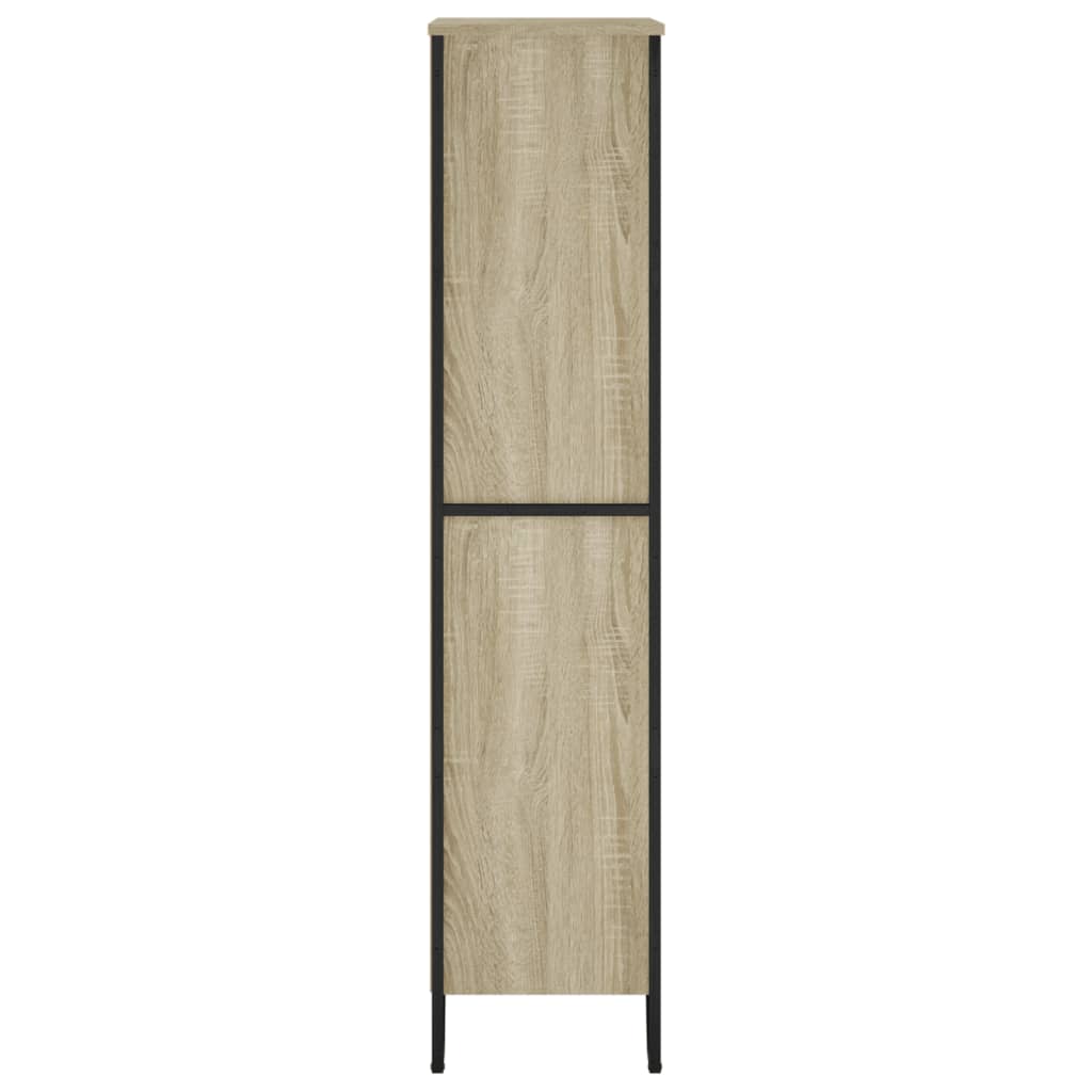 Bogreol Sonoma Eg 80x31x137,5 cm Træ Materiale