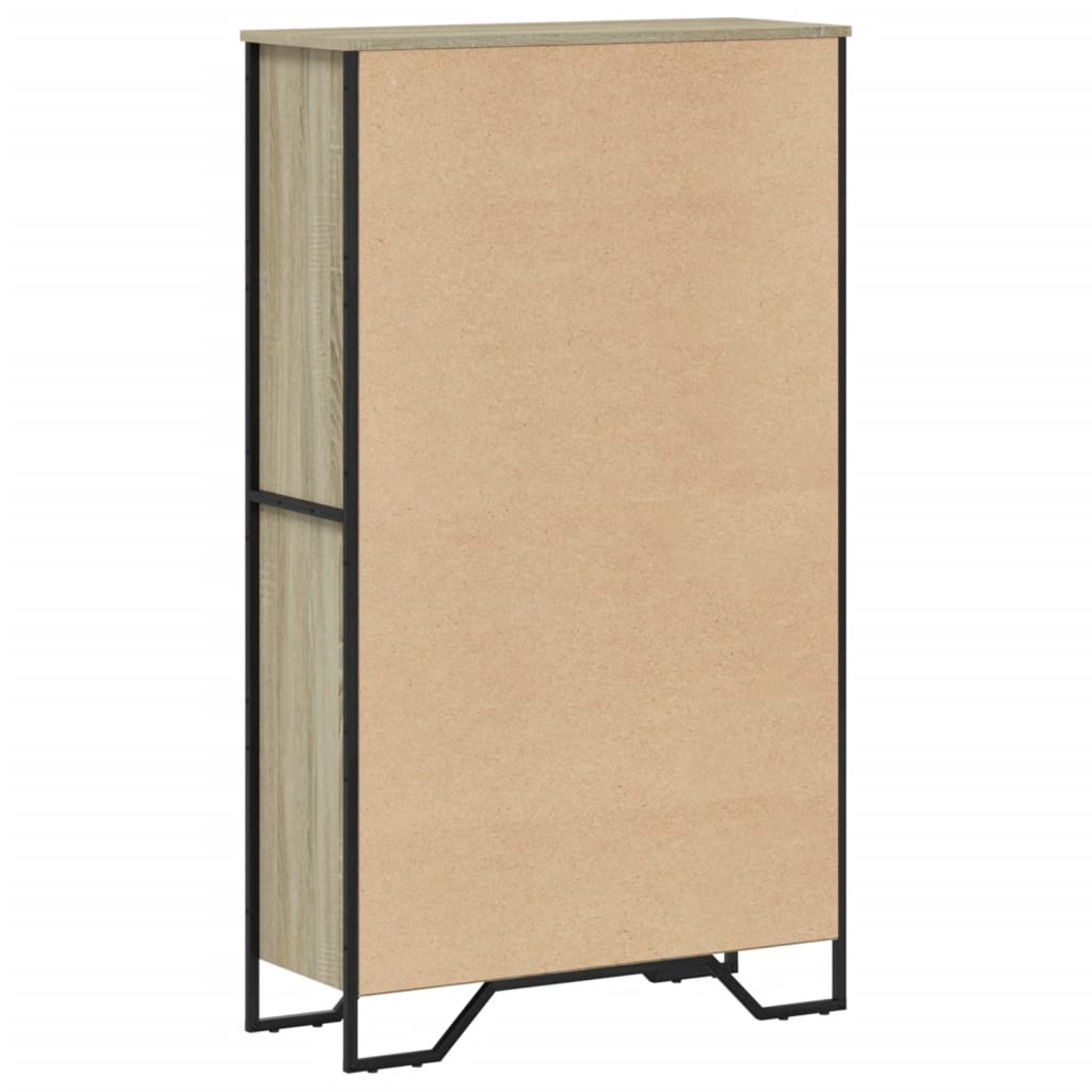 Bogreol Sonoma Eg 80x31x137,5 cm Træ Materiale