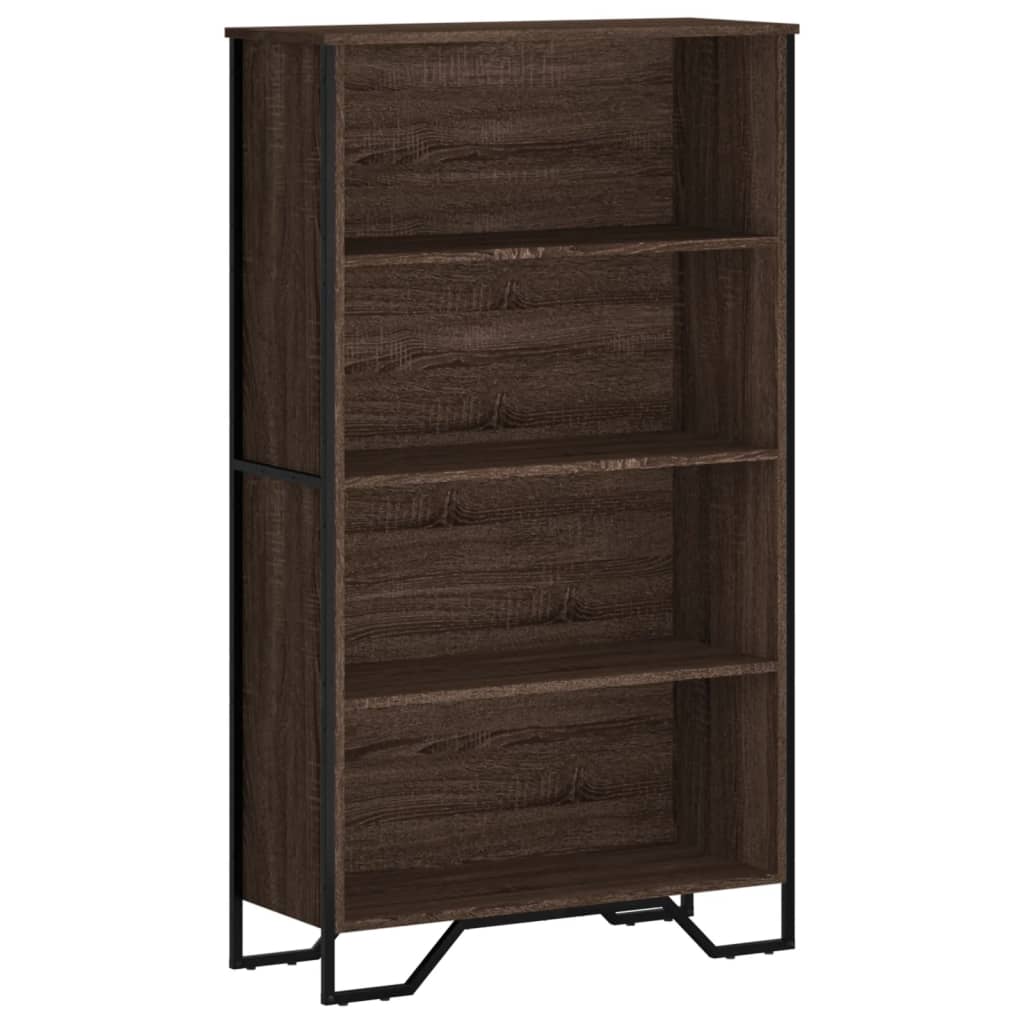 Bogreol Brun Eg Look 80x31x137,5 cm Træmateriale