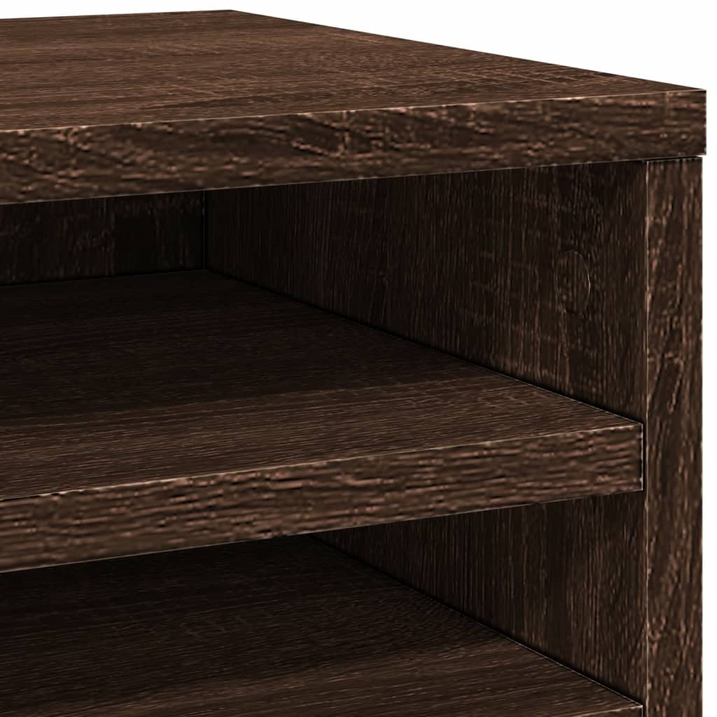 Desk Organizer Brun Eg Look 36x26x29,5 cm