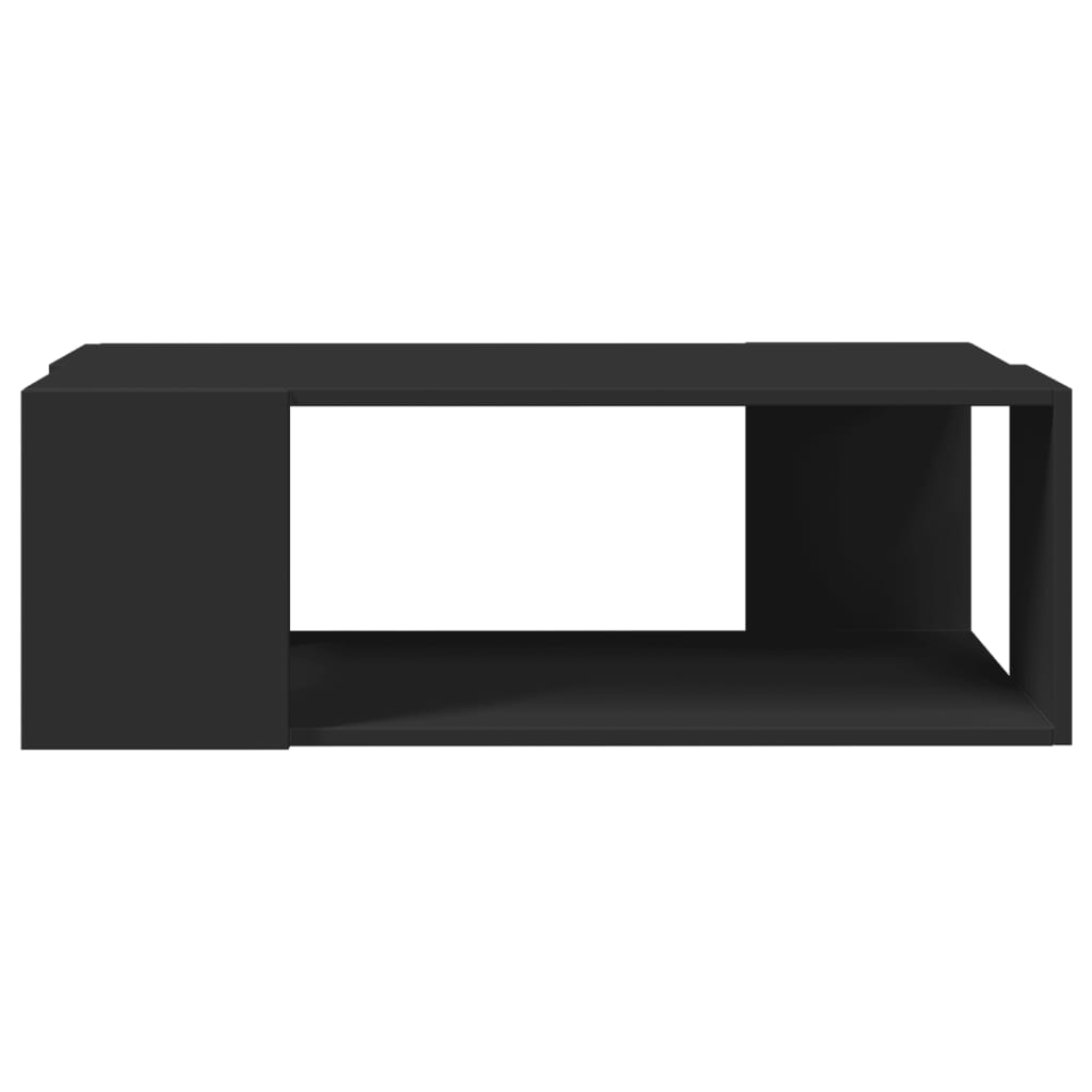 Sofabord Sort 89,5x48x30 cm Træ Materiale