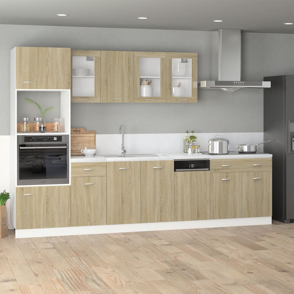 Skuffe underskab Sonoma eg 80x46x81,5 cm træmateriale