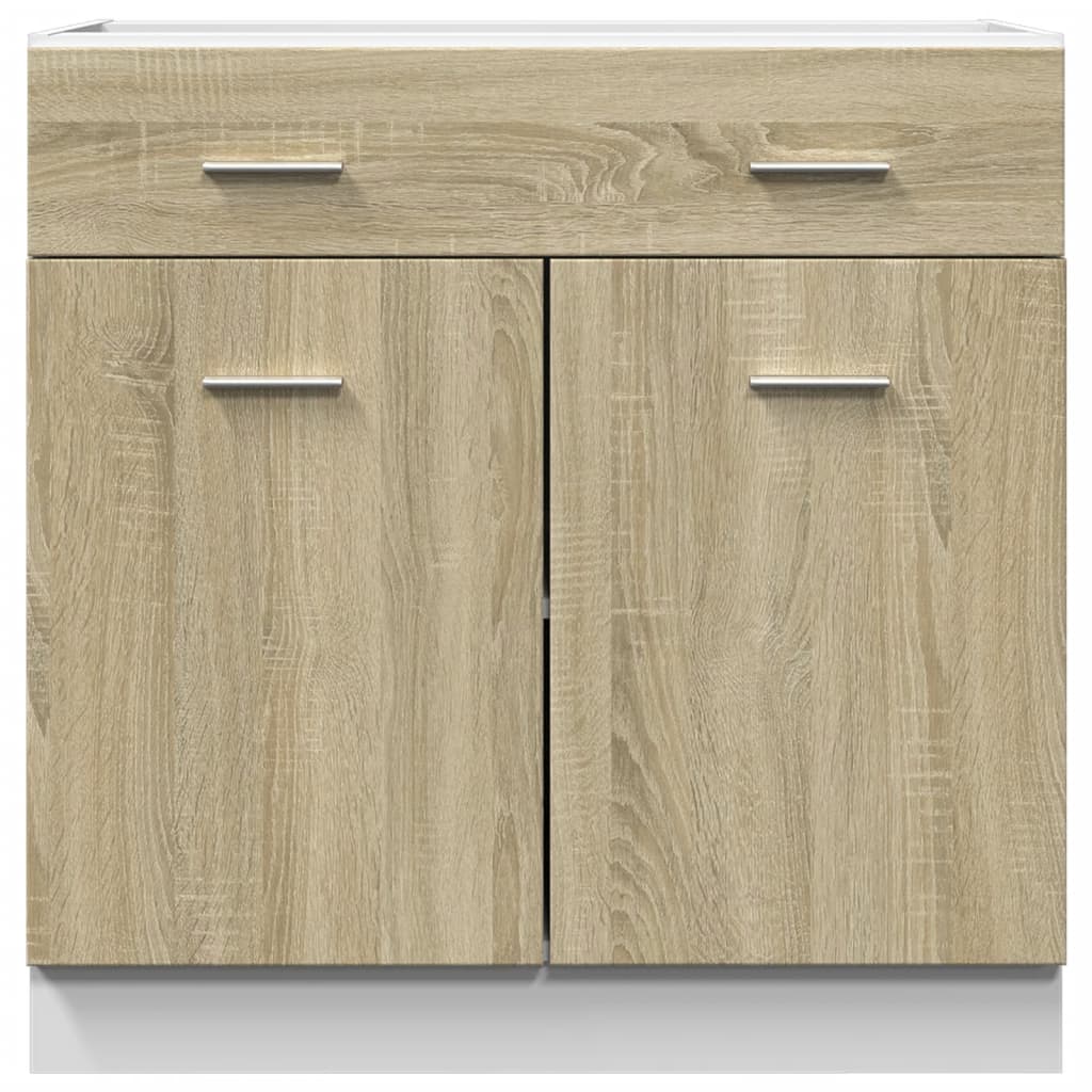 Skuffe underskab Sonoma eg 80x46x81,5 cm træmateriale