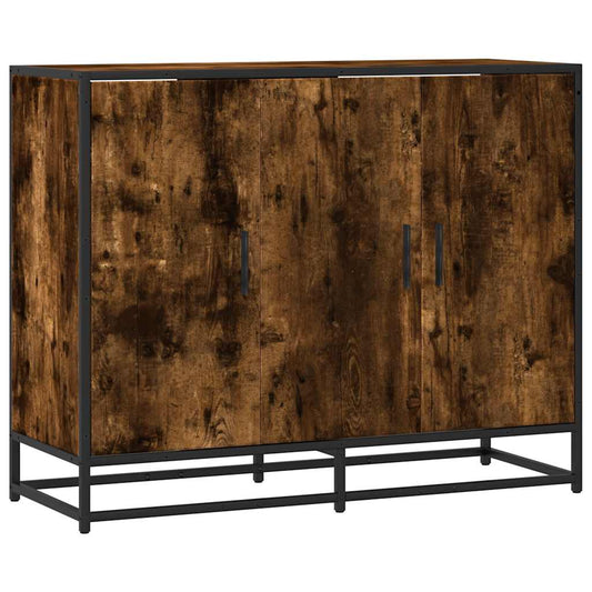 Sideboard Räuchereiche 94x35x76 cm Holzwerkstoff