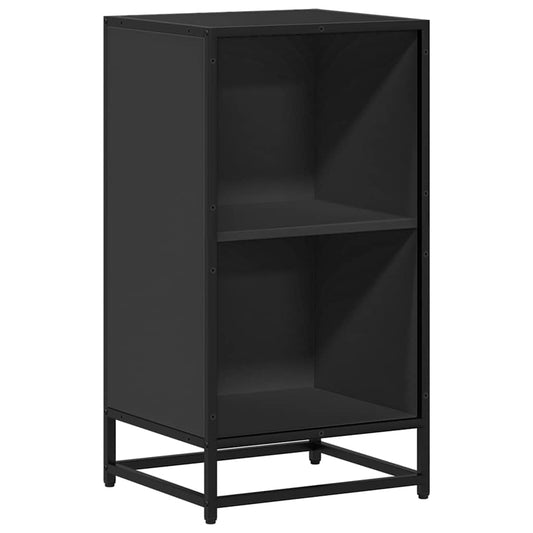 Bücherregal Schwarz 40x35x76 cm Holzwerkstoff